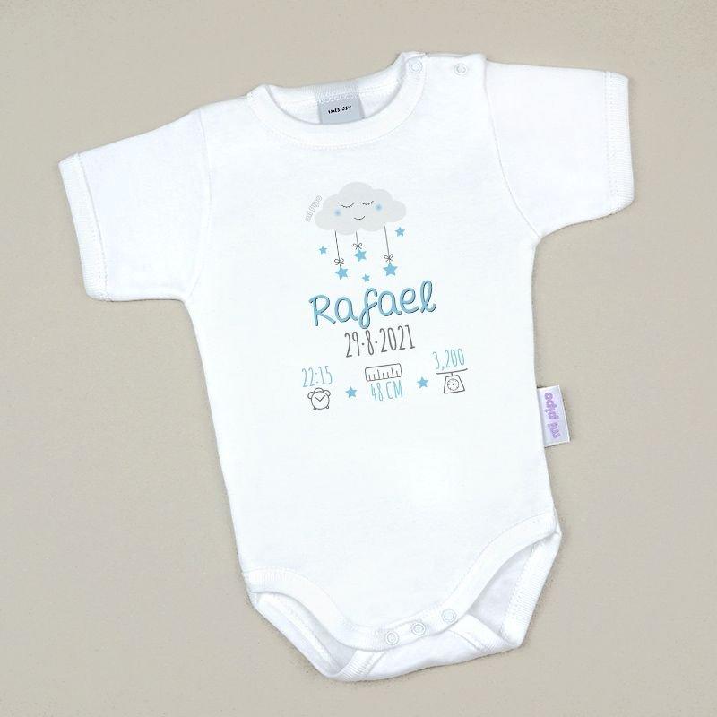 Body Bebe Datos Nacimiento Nube Mi PIpo - Nanetes #